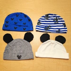Disney Mickey Mouse Infant Hat Bundle